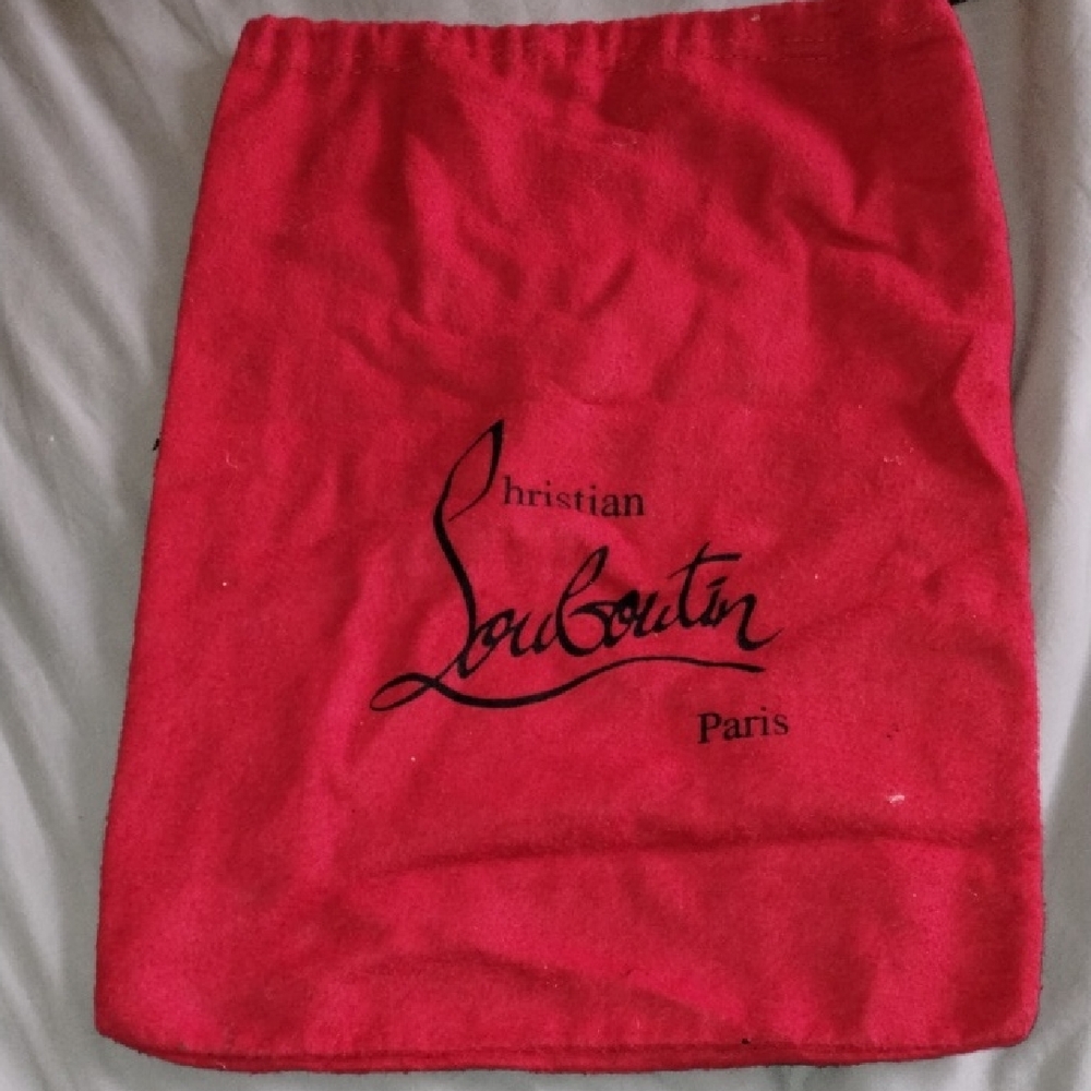 Christian Louboutin Red Draw String Dust Bag